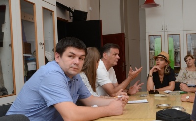 Ministar Kurić u posjeti gradjevinskim radovima  u Pozorištu mladih Sarajevo na implementaciji projekta  „Kultura pripada i meni“